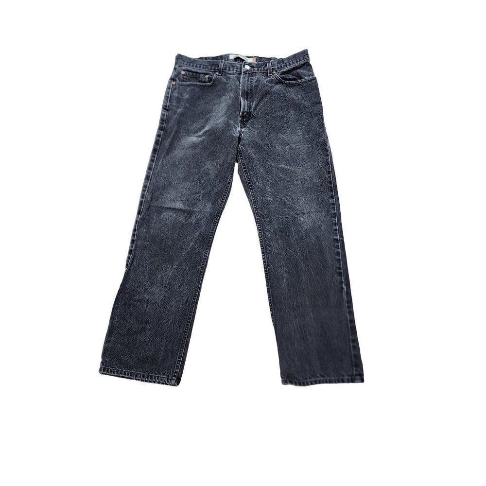 Levi's 505 Regular Fit Black 38x32 Jeans